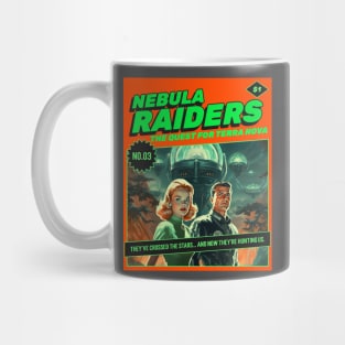 Vintage Sci Fi Comic Book Cover science fiction Mug